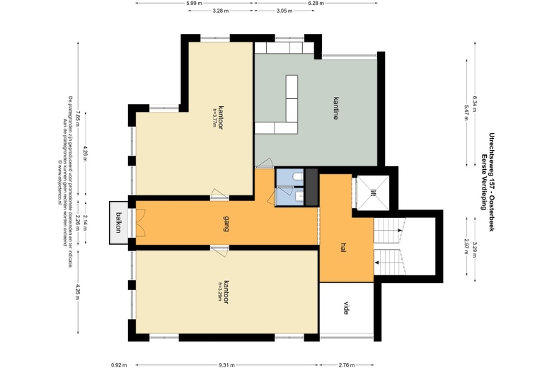 KantoorruimteaanUtrechtseweg 157<br/> inOosterbeek
