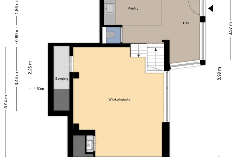 WinkelruimteaanZuiderzeestraatweg West 19<br/> inDoornspijk