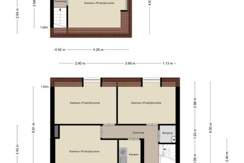 KantoorruimteaanHerenstraat 16<br/> inMiddelburg