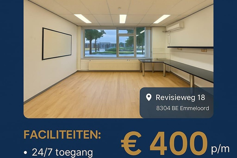 KantoorruimteaanRevisieweg 18<br/> inEmmeloord KantoorruimteaanRevisieweg 18<br/> inEmmeloord