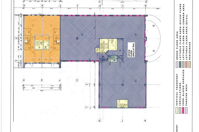 KantoorruimteaanRhijnspoorplein 10<br/> inAmsterdam