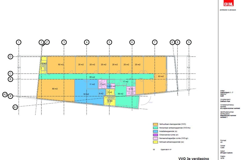 KantoorruimteaanDelftechpark 1-7<br/> inDelft