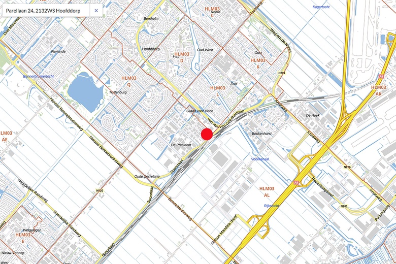 BedrijfsruimteaanParellaan 24<br/> inHoofddorp