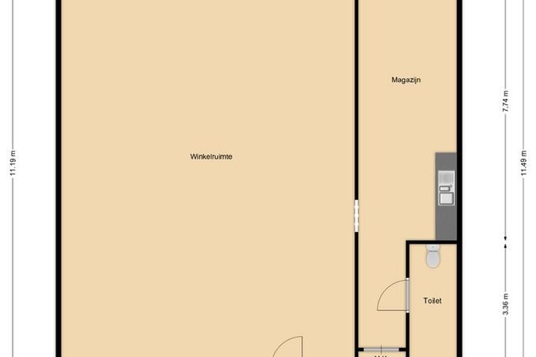 WinkelruimteaanWijdstraat 3<br/> inStolwijk