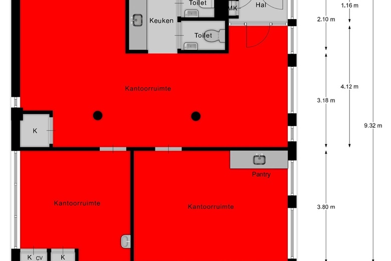 KantoorruimteaanZevenhuizen 10<br/> inAlkmaar