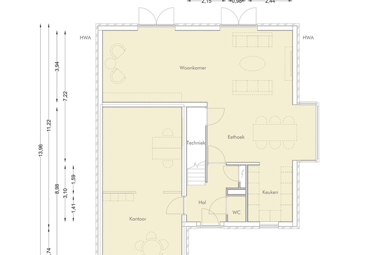 KantoorruimteaanGezelweg 30<br/> inZeewolde