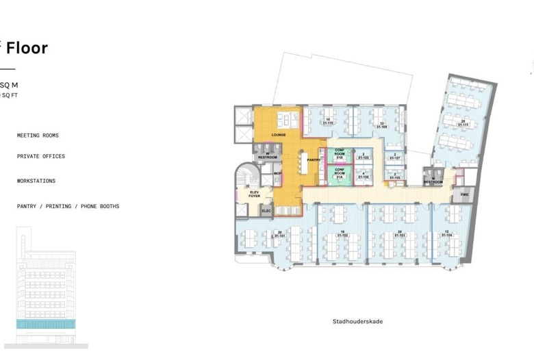Kantoorruimte Amsterdam - Stadhouderskade 5 - Foto 19