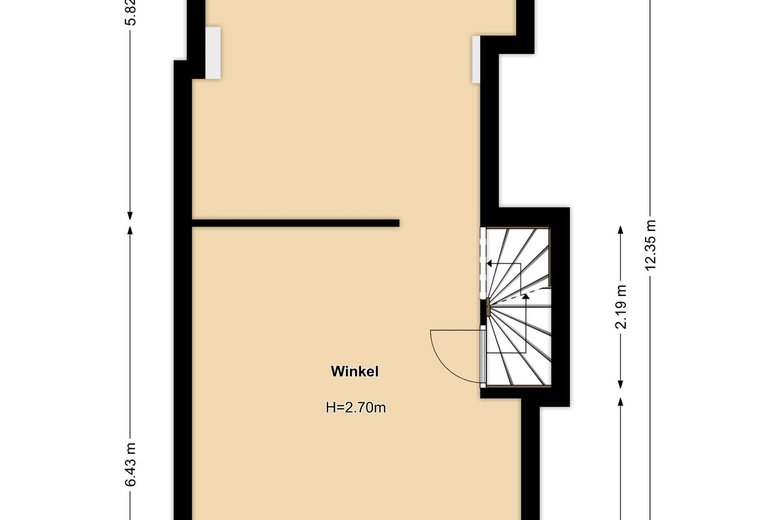 WinkelruimteaanNassaustraat 7<br/> inBussum