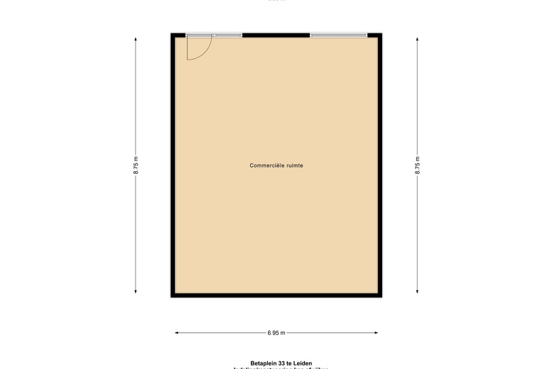 WinkelruimteaanBètaplein 33<br/> inLeiden