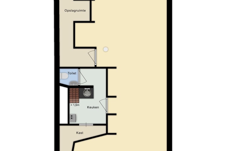 WinkelruimteaanBurgemeester Mooijstraat 3<br/> inCastricum