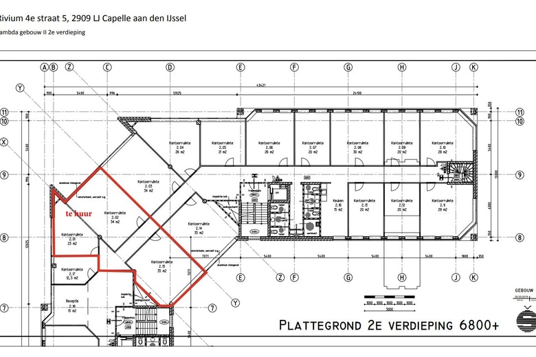 KantoorruimteaanRivium Boulevard 21 - 27<br/> inCapelle aan den IJssel