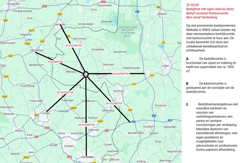 BedrijfsruimteaanAn der Reithalle 12 0 ong<br/> inHardenberg BedrijfsruimteaanAn der Reithalle 12 0 ong<br/> inHardenberg