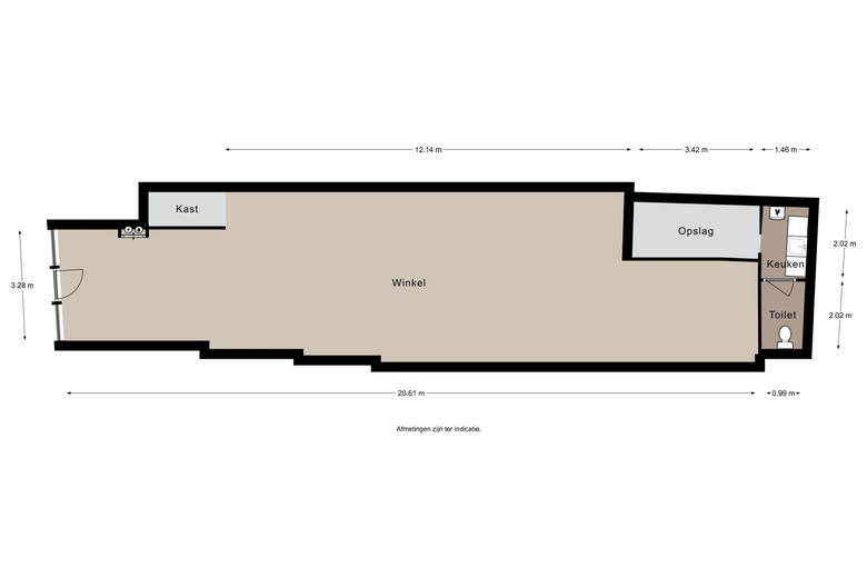 WinkelruimteaanBreestraat 137<br/> inLeiden