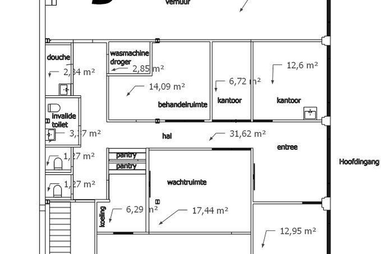 KantoorruimteaanNassaustraat 1 f<br/> inWaalre