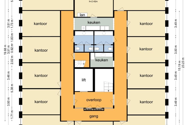 KantoorruimteaanMercurion 24<br/> inZevenaar