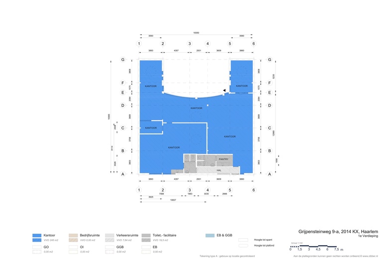 KantoorruimteaanGrijpensteinweg 9 A<br/> inHaarlem