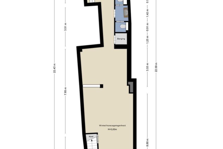 WinkelruimteaanKorte Houtstraat 8<br/> inDen Haag