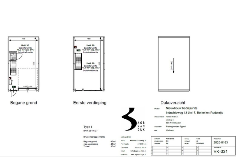 BedrijfsruimteaanIndustrieweg 13<br/> inBerkel en Rodenrijs