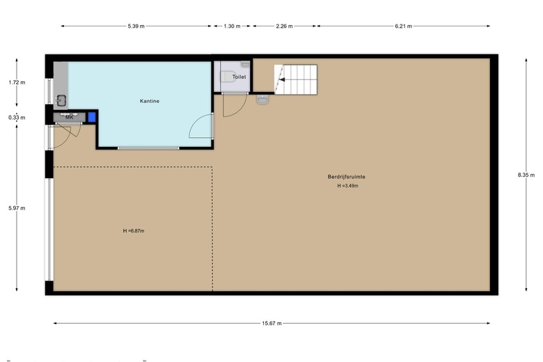 BedrijfsruimteaanNijverheidstraat 1 b<br/> inMoerkapelle