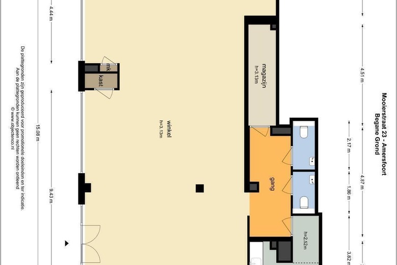 WinkelruimteaanMooierstraat 23<br/> inAmersfoort