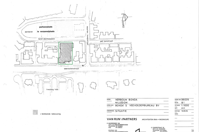 KantoorruimteaanWeeresteinstraat 43<br/> inHillegom