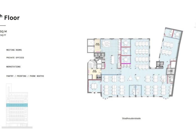 Kantoorruimte Amsterdam - Stadhouderskade 5 - Foto 3