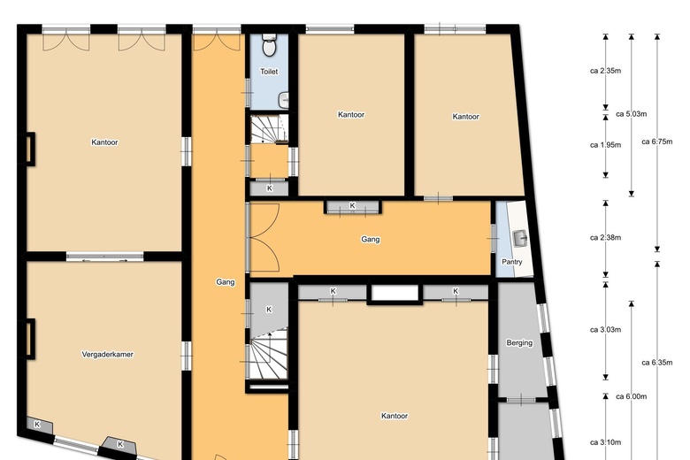 KantoorruimteaanKennemerstraatweg 11<br/> inAlkmaar