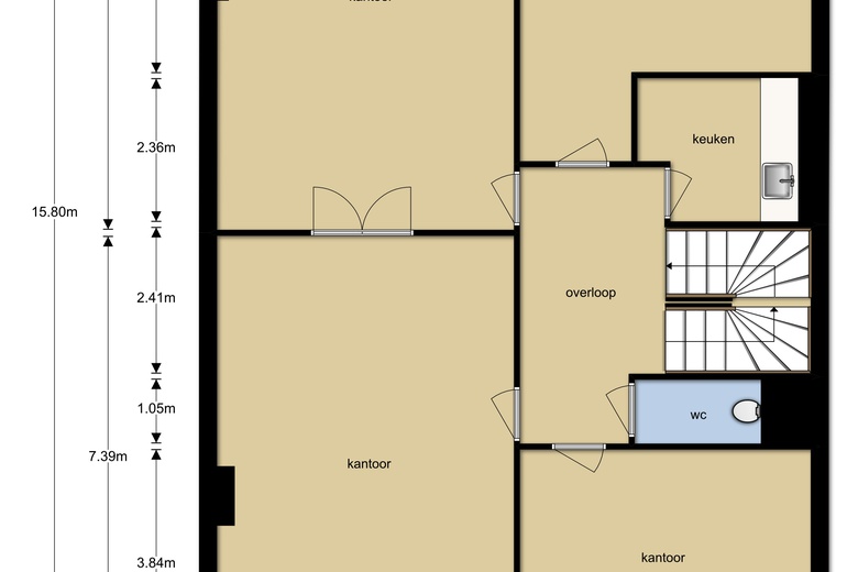 KantoorruimteaanBurgemeester van Karnebeeklaan 17A<br/> inDen Haag