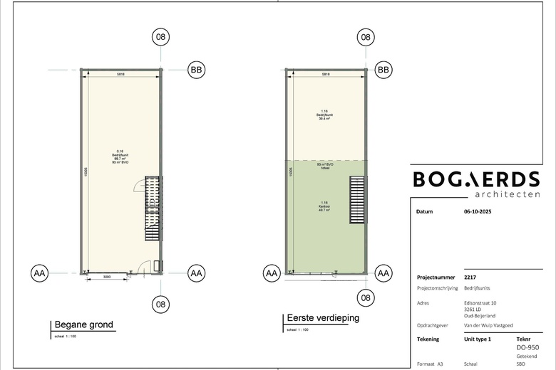 BedrijfsruimteaanEdisonstraat 10 - 12<br/> inOud-Beijerland BedrijfsruimteaanEdisonstraat 10 - 12<br/> inOud-Beijerland