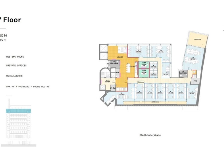 Kantoorruimte Amsterdam - Stadhouderskade 5 - Foto 4