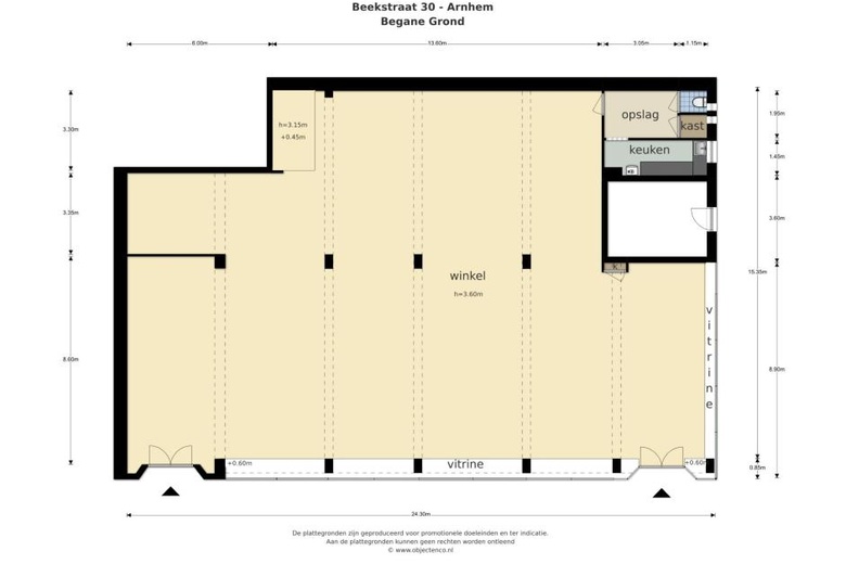 WinkelruimteaanBeekstraat 30<br/> inArnhem