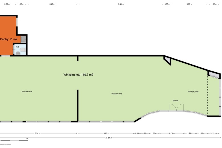 WinkelruimteaanPassage 2<br/> inRoosendaal