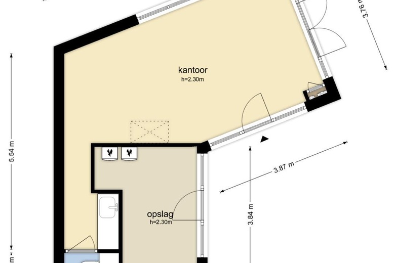 KantoorruimteaanRembrandtlaan 2<br/> inHuis ter Heide