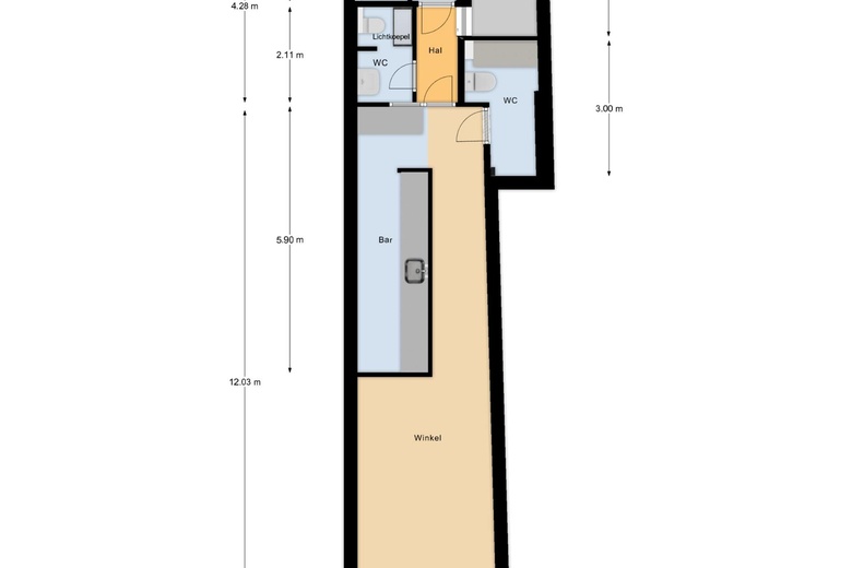 WinkelruimteaanSint Jacobsstraat 19<br/> inVlissingen