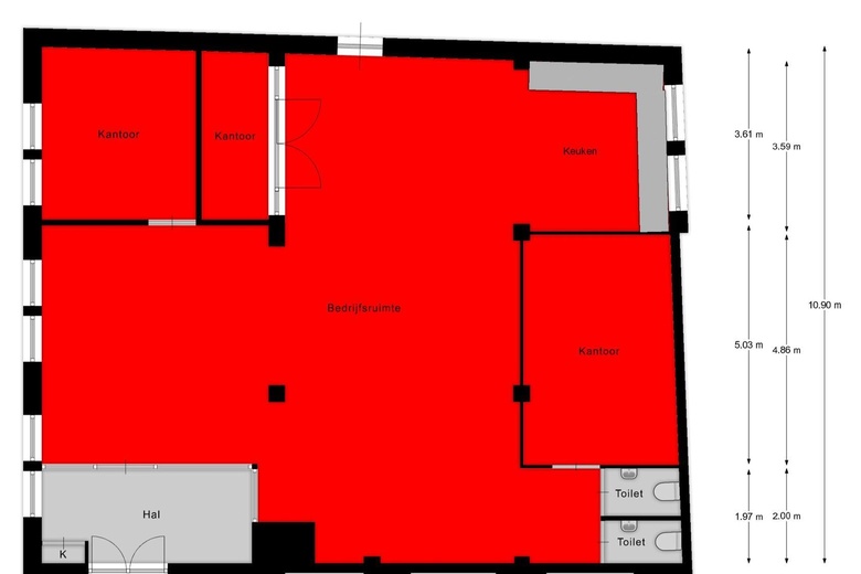 KantoorruimteaanSint Laurensstraat 7 A<br/> inAlkmaar