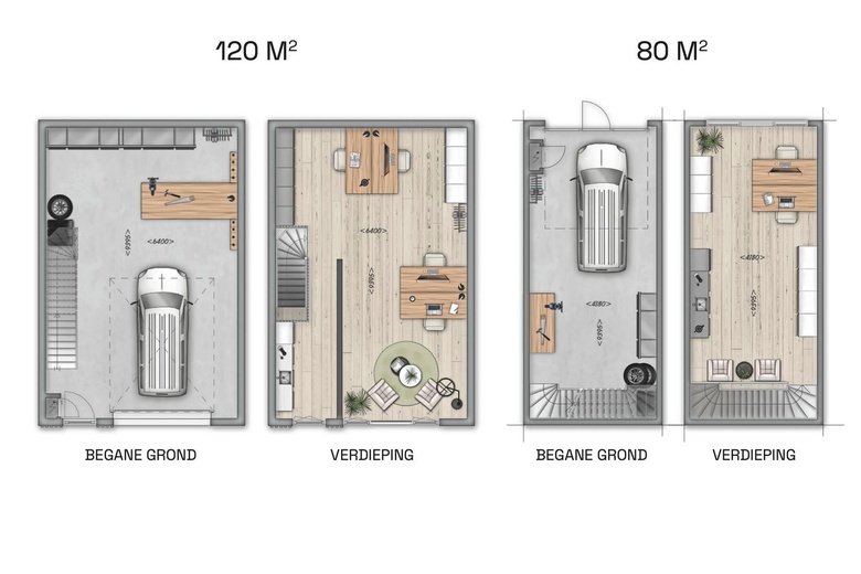 BedrijfsruimteaanBoskade type 2 0 ong<br/> inHoogmade
