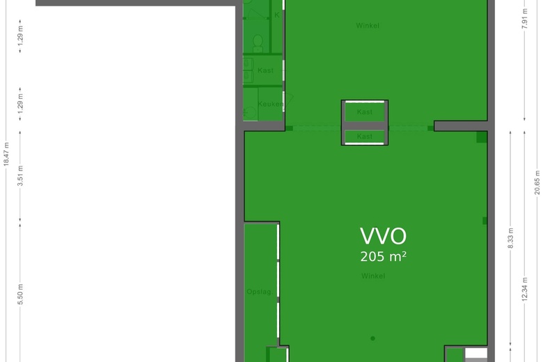 WinkelruimteaanAlbert Cuypstraat 268 - 270<br/> inAmsterdam