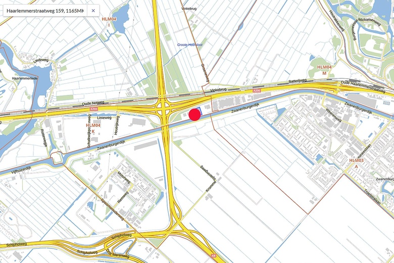 BedrijfsruimteaanHaarlemmerstraatweg 159<br/> inHalfweg