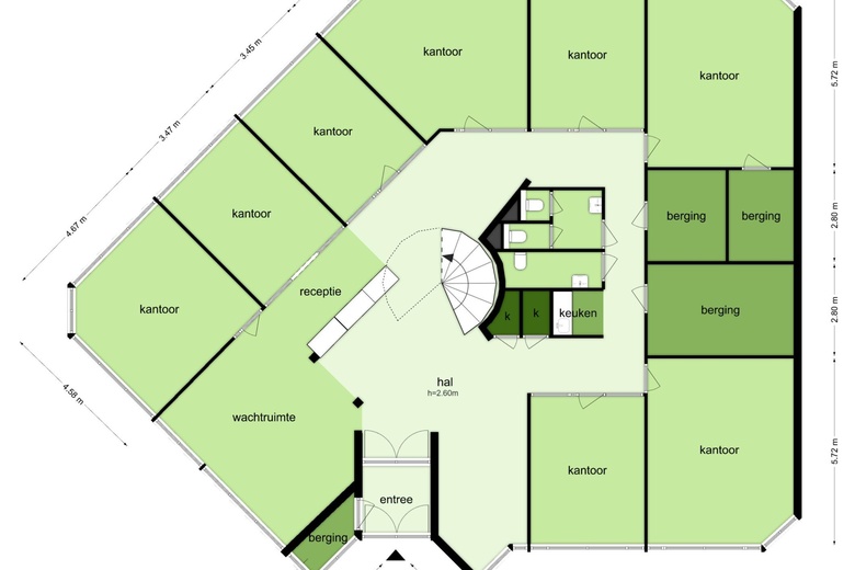 KantoorruimteaanMeenthoek 1<br/> inLelystad