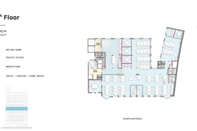 Kantoorruimte Amsterdam - Stadhouderskade 5 - Foto 2
