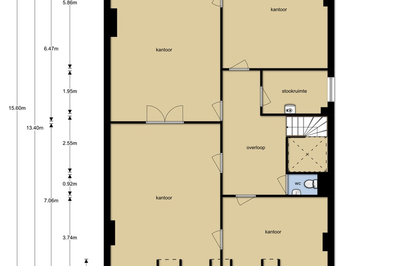 KantoorruimteaanBurgemeester van Karnebeeklaan 17A<br/> inDen Haag