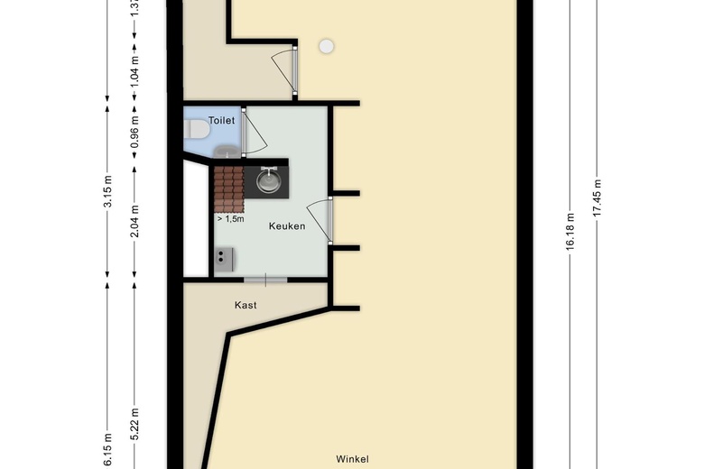 WinkelruimteaanBurgemeester Mooijstraat 3<br/> inCastricum