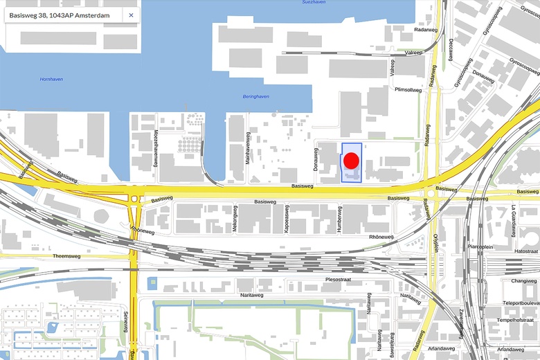 BedrijfsruimteaanBasisweg 34<br/> inAmsterdam