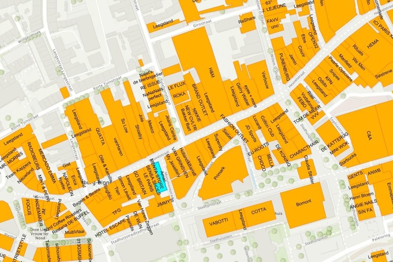 WinkelruimteaanHeuvelstraat 90<br/> inTilburg