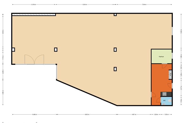 WinkelruimteaanWinkelcentrum De Schoof 44<br/> inHendrik-Ido-Ambacht