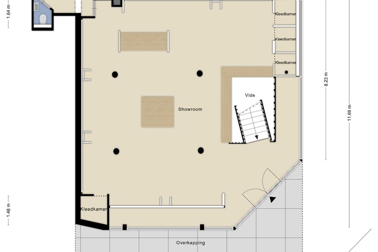 WinkelruimteaanNieuwe Markt 23<br/> inRoosendaal