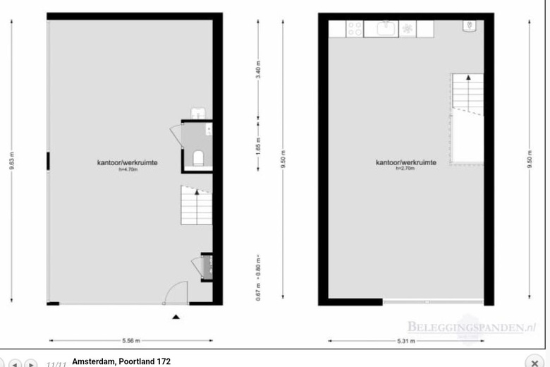 BedrijfsruimteaanPoortland 172<br/> inAmsterdam