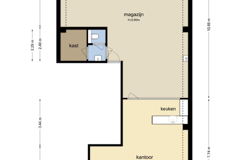 BedrijfsruimteaanDanzigerkade 3 C<br/> inAmsterdam