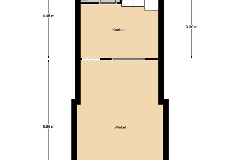 WinkelruimteaanBroederenstraat 41<br/> inDeventer