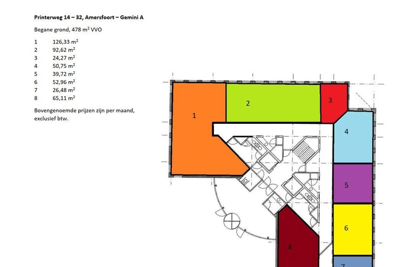 KantoorruimteaanPrinterweg 14-56<br/> inAmersfoort
